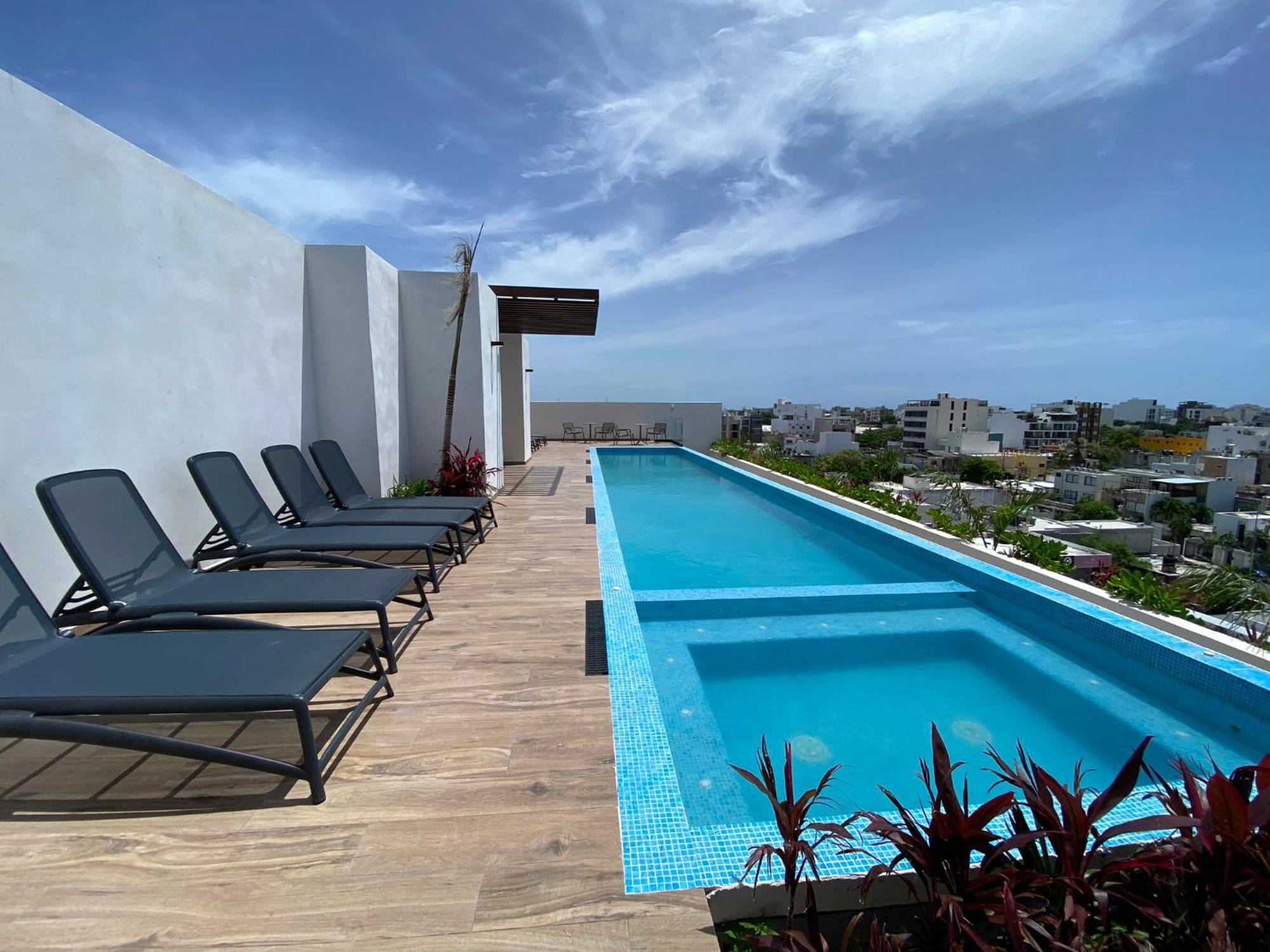 369 "The Best Aparments Near 5Th Av " Urbantowers Playa del Carmen Exterior foto